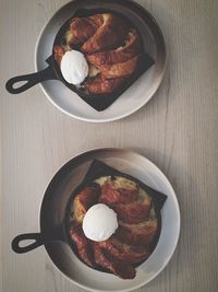 Close-up of served food