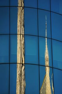 Exterior of building with reflection
