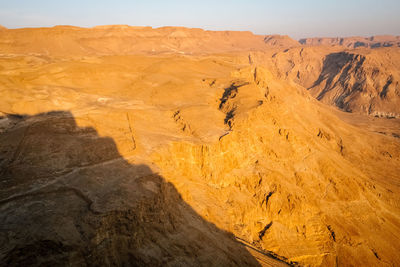 Scenic view of desert