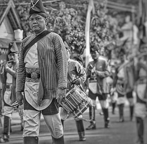 Close-up of young woman