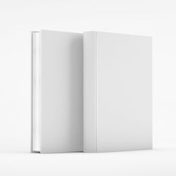 Close-up of open book against white background