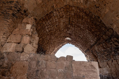 Low angle view of historical building