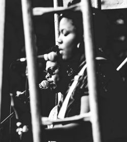 Close-up of boy playing on floor