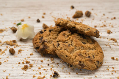 Close-up of cookies