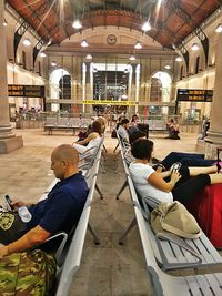 Man sitting on bench