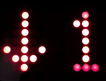 Defocused image of lights at night