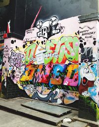Graffiti on wall