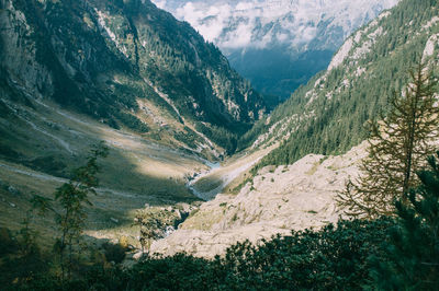 Scenic view of mountains