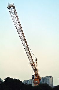 Low angle view of construction site