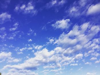 Low angle view of clouds in sky