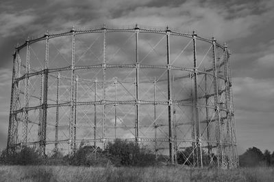 Abandoned industrial steel structure