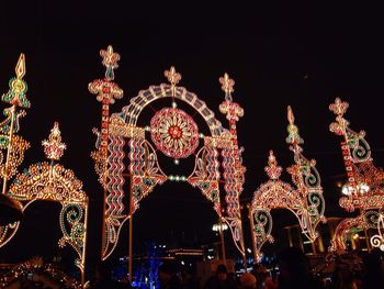 Crowd at night
