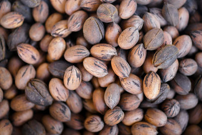 Full frame shot of pecans