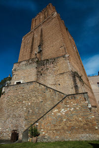 Low angle view of historical building against sky