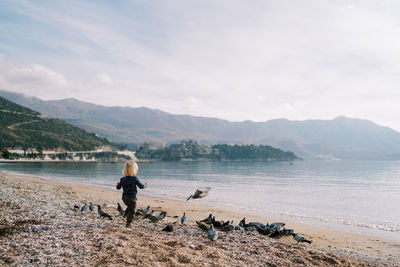 People on beach