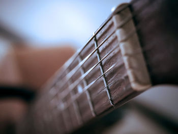 Close-up of guitar