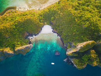 Aerial view of sea