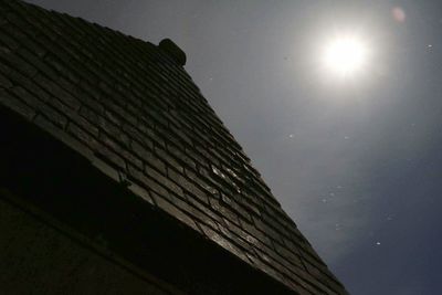 Low angle view of built structure against sky