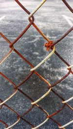 Full frame shot of chainlink fence