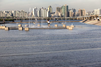 View of cityscape with waterfront