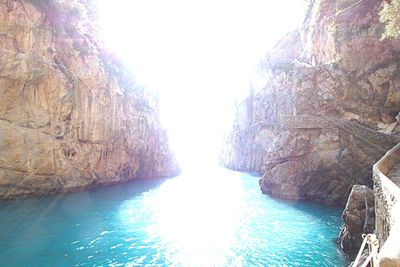 Panoramic view of sea against sky