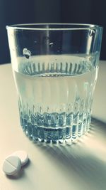 Close-up of drink on table