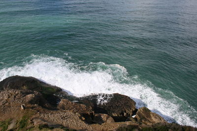 Rocks on sea shore