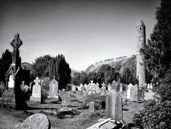 Low angle view of old ruin