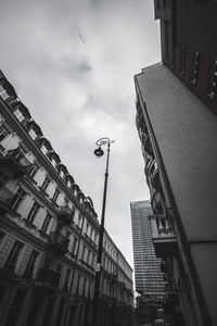 Low angle view of skyscrapers