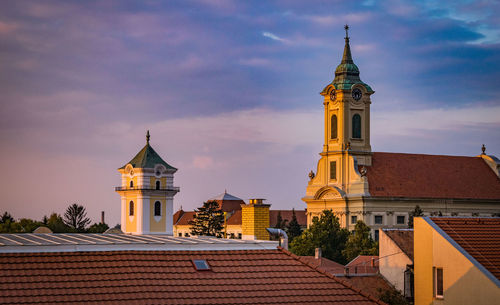 View of bell tower against sky