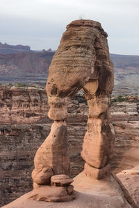 View of rock formations