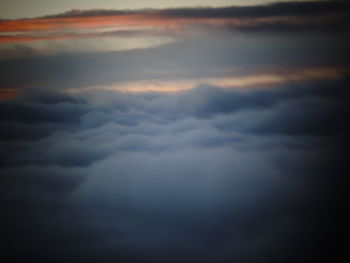 Scenic view of cloudy sky