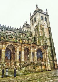 Low angle view of cathedral against clear sky