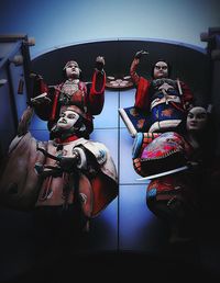 Low angle view of ceiling