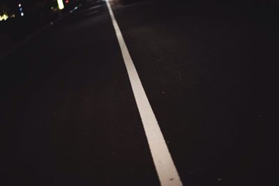 Road at night