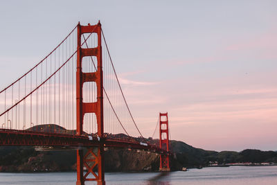 Golden gate bridge against sky