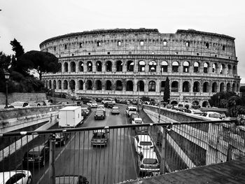 View of old building in city