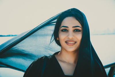 Portrait of a smiling young woman