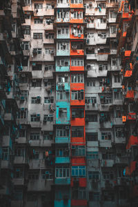 Full frame shot of row