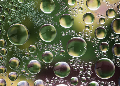 Full frame shot of water drops