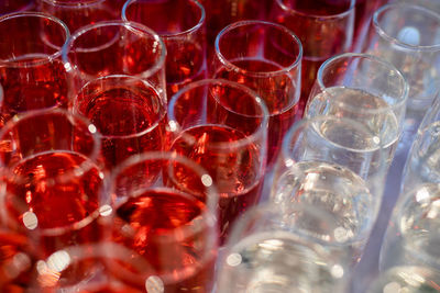 Close-up of wine glass on table