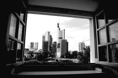 Modern buildings in city