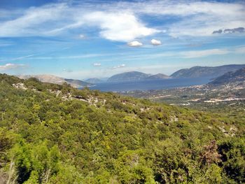 Scenic view of landscape against sky