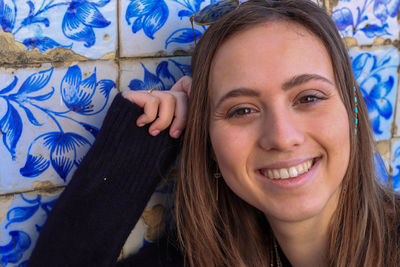 Portrait of young woman