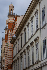 Low angle view of building against sky