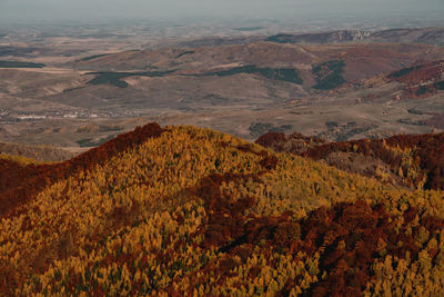 Autumn sunset landscape