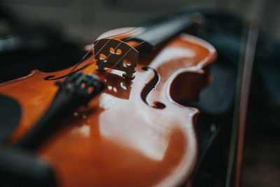 Close-up of guitar