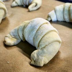Close-up of meat on cutting board