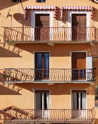 Residential building against sky