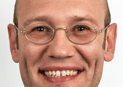 Close-up of man wearing sunglasses